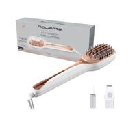 Rowenta Hair Therapist, Spazzola per la cura dei Capelli, Ripara e Rinforza i Capelli Danneggiati, Rende i Capelli Sani e Luminosi, Risultati Immediati, Spazzola a Vapore, Bianco, CF9920