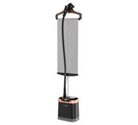 Rowenta IS8460D1 - Spazzola a vapore 1800 W, serbatoio 1,3 l, elimina rughe, odori e disinfetta, pronto in 45 sec, accessorio capi delicati e spessi, tavola verticale testa XL con 5 accessori