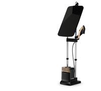 Rowenta Ixeo Power, Sistema Stirante Verticale 3-in-1, QR2020 | Ferro da Stiro ad Alta Pressione, Asse Integrata, Elimina Germi e Rinfresca i Tessuti, Colore Nero e Rame