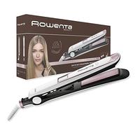 Rowenta Premium Care 7/7 SF7460F0 - Piastra per capelli ad alta protezione, rivestimento di cheratina di cashmere con olio di argan e generatore di ioni.