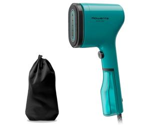 Rowenta Pure Pop, Ferro da Stiro Verticale Portatile a Vapore, Utile per Stirare e Igienizzare i Tuoi Capi, con Sistema Reversibile, Riscaldamento Rapido, Potenza 1300W, Colore Verde 1, DR2024