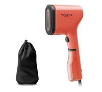 Rowenta Pure Pop, Ferro da Stiro Verticale, Rosso Corallo, DR2022 | con Sistema Reversibile, Riscaldamento Rapido, Stira e Igienizza i Capi, Design Portatile, 1300W