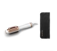 Rowenta Reverso, Asciugacapelli e Spazzola ad Aria Calda 2-in-1 per Asciugatura Rapida e Styling, 2 Velocità/Temperature, Cover e Custodia Incluse, CF9820