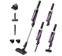 Rowenta RH1129 Aspirapolvere a bastone 2 in 1 Batteria Secco Senza sacchetto 0,4 L 100 W Viola, Alluminio