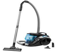 Rowenta RO3731 Compact Power Cyclonic Classic+, Aspirapolvere a Traino senza Sacco, Tecnologia Ciclonica, Capacità 1.5 L, Blu/Nero 49x29x34cm, 750W
