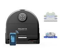 Rowenta RR9675 X-Plorer Serie 240 AI, robot aspirapolvere modello allergico e per persone con animali domestici, spazzola elettrica extra large per peli di animali, mocio vibrante, design rettangolare