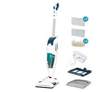 Rowenta RY7757 Clean & Steam Revolution Aspirapolvere a Vapore, Lavapavimenti Multisuperficie, Aspira, Lava e Igienizza Insieme, Elimina Germi e Batteri, Serbatoio Amovibile, Senza Sacco