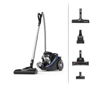 Rowenta Silence Force Cyclonic Effitech, Aspirapolvere Silenzioso a Traino con Impugnatura Ergo Comfort, Cattura 99% Polvere con Ridotto Consumo Energetico, 12m Raggio d'Azione e Capacità 2.5L, RO7961