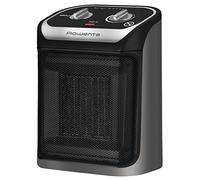Rowenta SO9260F0 - Radiatore a soffiaggio in ceramica, mini Excel, riscaldamento supplementare, 2 impostazioni di temperatura calda, protezione da surriscaldamento, ventilazione fredda, ventola da