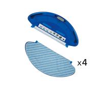 Rowenta Supporto Panno In Microfibra + 4 Panni In Microfibra Zr690002