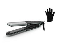Rowenta Thermostyle 2-in-1, Piastra per Capelli in Titanio con Design Ergonomico Arrotondato, Tecnologia Ionica e Rivestimento in Ceramica per Stryling Lisci, Ricci e Mossi, SF7120C0