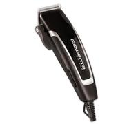 Rowenta TN1603 Driver, Tagliacapelli, Lame in acciaio Inox, Lame progettate per durare 15 anni, 4 pettini fissi, 15 impostazioni da 1 a 12 mm, Nero