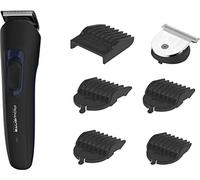 Rowenta TN8930 Multistyle 7in1 Rasoio Multifunzione, per Barba e Capelli, con 7 Accessori, Nero/Blu