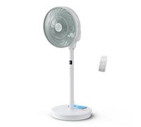 Rowenta Turbo Silence Compact 3D Nomad, Rinfrescamento Intenso e Silenzioso, Adattabile con Batteria Esterna, Compatto, QV5050F0