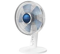 Rowenta Turbo Silence Extreme+, Ventilatore da Tavolo, Flusso d’aria 45 m3/min, Ventilatore Silenzioso, 4 Velocità regolabili, Oscillazione 120°, VU2730