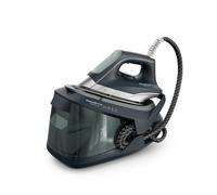 Rowenta Turbosteam Generatore di Vapore Compatto e Potente con Piastra MicroSteam400 e Serbatoio XL da 1,7L, Con Modalità Eco e Stiratura Verticale, VR8323