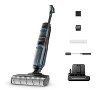 Rowenta X-Clean 5, Lavapavimenti Senza Fili, Illuminazione con luci LED, Auto-pulizia, Asciugatura con Aria Calda 60°, GZ5555EE