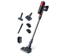 Rowenta RH6877WO scopa elettrica Aspirapolvere a bastone 2 in 1 Batteria Secco Senza sacchetto 0,55 L Rosso, Grigio