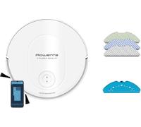 Rowenta X-Plorer Robot Aspirapolvere senza Sacco Lava e Aspira Capacit 0.4 Litri Wi-Fi colore Bianco - RR8477WH
