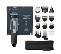 Rowenta X Series 900, Regolabarba Multifunzione con 16 Accessori Inclusi per Capelli, Barba e Corpo, Lame Autoaffilanti in Acciaio Inox, Impermeabile, Autonomia Fino a 360 Min, TN9710E0, Nero/Trust