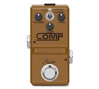 Rowin - Pedale per effetti per chitarra, compressore, effetti a compressione, accordatore per effetti per chitarra elettrica e basso, per chitarra acustica elettrica e basso