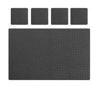 Rowing Machines Foldable, Treadmill Mat Set, Anti-Vibrazione Exercise Equipment Pad, About 10 x 10 x 0,5 cm Noise-Reducing Floor Protector, Heavy-Duty Shock Assorbimento