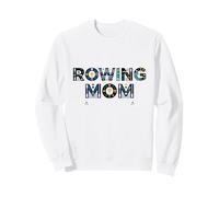 Rowing Mom Life Proud Crew Mom Regatta Mom Rowing Mama Felpa
