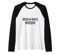 Rowing Mom Life Proud Crew Mom Regatta Mom Rowing Mama Maglia con Maniche Raglan