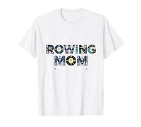 Rowing Mom Life Proud Crew Mom Regatta Mom Rowing Mama Maglietta