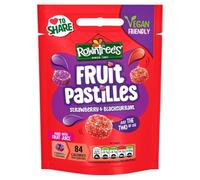 Rowntree's Frutta Pastiglie Fragola & Ribes Nero Dolci Dolci Sharing Bag Fragola & Ribes Nero, 143g