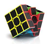 ROXENDA 3x3 Speed Cube, Cubo di Velocità 3x3x3 Adesivo in Fibra di Carbonio Super-durevole con Colori Vivaci (3x3x3)
