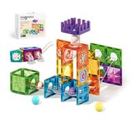 Roxenda Blocchi Magnetici Classici Originali Wonder Toys - 73 Pezzi Costruzioni Magnetici per Bambini 3-6 Anni, Regalo Compleanno Creativo per Ragazzi e Ragazze