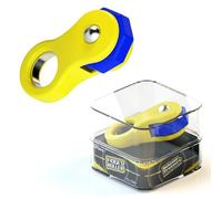 ROXENDA Giocattolo Rotante Fidget Roller, Hand Fidget Spinners Giocattolo Anti-Stress e Anti-Ansia, Perfetto per Bambini, ADD, ADHD, Autismo come Regalo（Giallo）