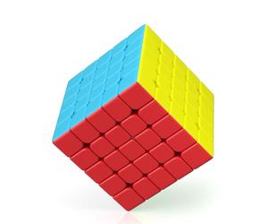 ROXENDA Speed Cube, Stickerless Cube - Solido Durevole & Tornitura Regolare, Il Miglior Cubo Magico di Puzzle 3D - Gira più Velocemente Dell'originale(5x5x5)