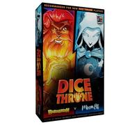 ROXLEY GAMES Dice Throne | Dice Throne: Barbarian Vs Moon Elf | Tactical Dice And Card Battle Board Game, Compatible With Other Dice Throne Sets | 2 To 6 Players | 20 To 40 Minutes