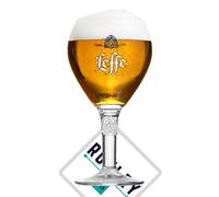 Roxley Leffe Pint X1 Bicchiere da birra Nucleated Lager Alo viene fornito con tappetino da birra di marca