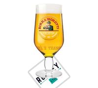 Roxley Moretti, bicchiere da 1 pinta, bicchiere Moretti da 56 cl, con 1 tappetino da birra di marca