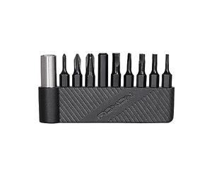 ROXON 9 pezzi gruppo di punte con supporto magnetico esteso per adattare le punte per ROXON KS2E, H1, S802S, S803E, M2, M3, S504G; diverse dimensioni di cacciavite T8 T6T10 PH0 PH2