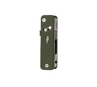 ROXON S503G Flex Companion Tool Design modulare e strumento tascabile regolabile, preinstallato con 8 strumenti essenziali (cacciavite, lama D2, cacciavite, sega conica, forbici, ecc.)(verde)