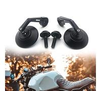 ROXTAN Specchietti Moto per BMW R NineT Scrambler Urban HP4 S1000R Manubrio Tondo Nero in Alluminio CNC Specchietto Laterale 12mm Bolt-on (Color : Nero)