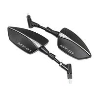 ROXTAN Specchietti Moto Universale MT 01 per Yamaha MT-01 MT01 Accessori per Specchietti Retrovisori (Color : Titanium)