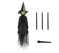 Roxvue Decorazioni per Il Cortile di Halloween, Decorazioni per Streghe Luminose, Testa Impermeabile Un Grandezza Naturale per Decorazioni per La Casa Esterne 1 Set