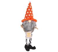 Roxvue Halloween Home Decorazioni per La Casa Decorazioni per La Tavola Gambe Lunghe Bambola Gnomo Volto Ornamenti Appesi per Halloween,A