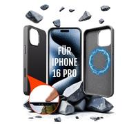 Roxx Next Era - Custodia rigida con pulsante per fotocamera, unica in tutto il mondo, adatta per iPhone 16 Pro, per MagSafe, protezione interna, protezione per la protezione della fotocamera