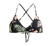 Top bikini Roxy PT Beach Classics Athletic Tri nero verde arancione donna - M