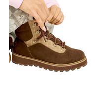 Roxy - Boots à lacets en PrimaLoft - Bradie Chestnut per Donne in Pelle - Taglia 8,5 US - Marrone