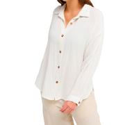 Roxy - Camicia in cotone biologico - Morning Shine Shirt Coconut Milk per Donne in Cotone - Taglia L - Beige