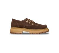 Roxy - Chaussures lacées en cuir - Work It Low Chestnut per Donne in Pelle - Taglia 8,5 US - Marrone