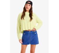 Roxy - Chloe Kim Mini Moto Skirt Blu - Abbigliamento XS Blu