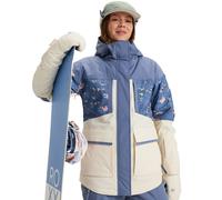 Roxy Chloe Kim Parka Damen-Skijacke Giacca Snowboard Schnee-Jacke Azzurro/Fiori